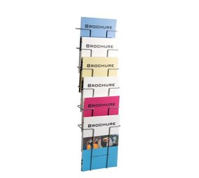 Nedco Draadfolderhouder wand 6 vaks A4 Nedco Draadfolderhouder wand 6 vaks A4