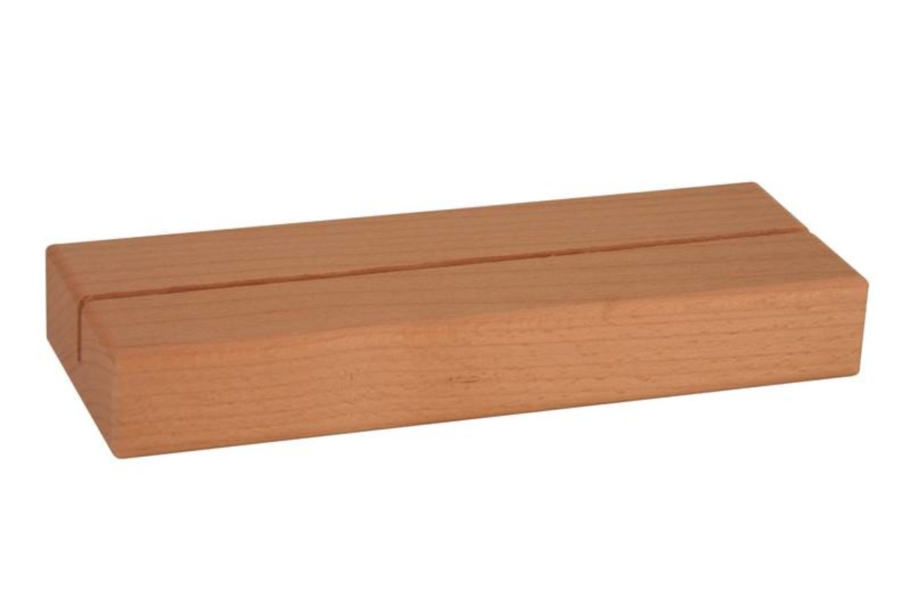Beukenhouten kaarthouder voor A4, A5, A6 en 1/3 A4 Beukenhouten kaarthouder voor A4, A5, A6 en 1/3 A4