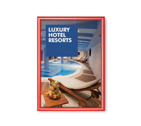 Kliklijst rood A2 25mm Kliklijst rood A2 25mm