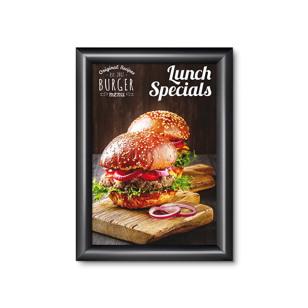 Kliklijst zwart A4 25mm Kliklijst zwart A4 25mm