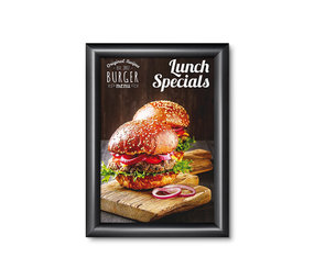 Kliklijst zwart A4 25mm