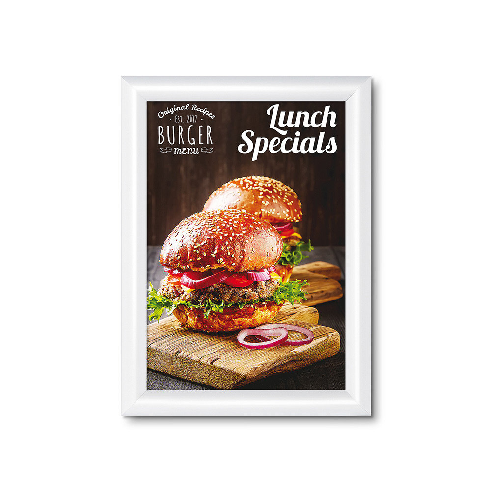 Kliklijst wit A4 25mm Kliklijst wit A4 25mm