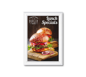 Kliklijst wit A4 25mm