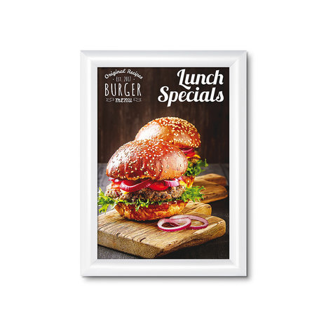 Kliklijst wit A4 25mm Kliklijst wit A4 25mm