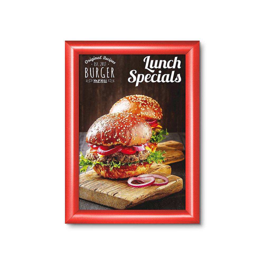 Kliklijst rood A4 25mm Kliklijst rood A4 25mm