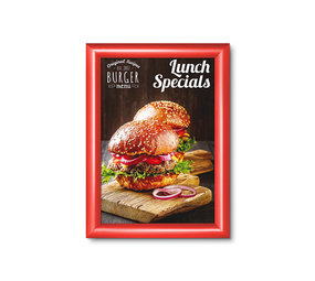 Kliklijst rood A4 25mm