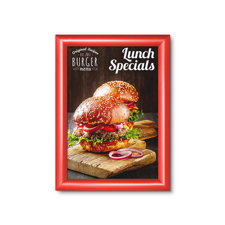 Kliklijst rood A4 25mm Kliklijst rood A4 25mm