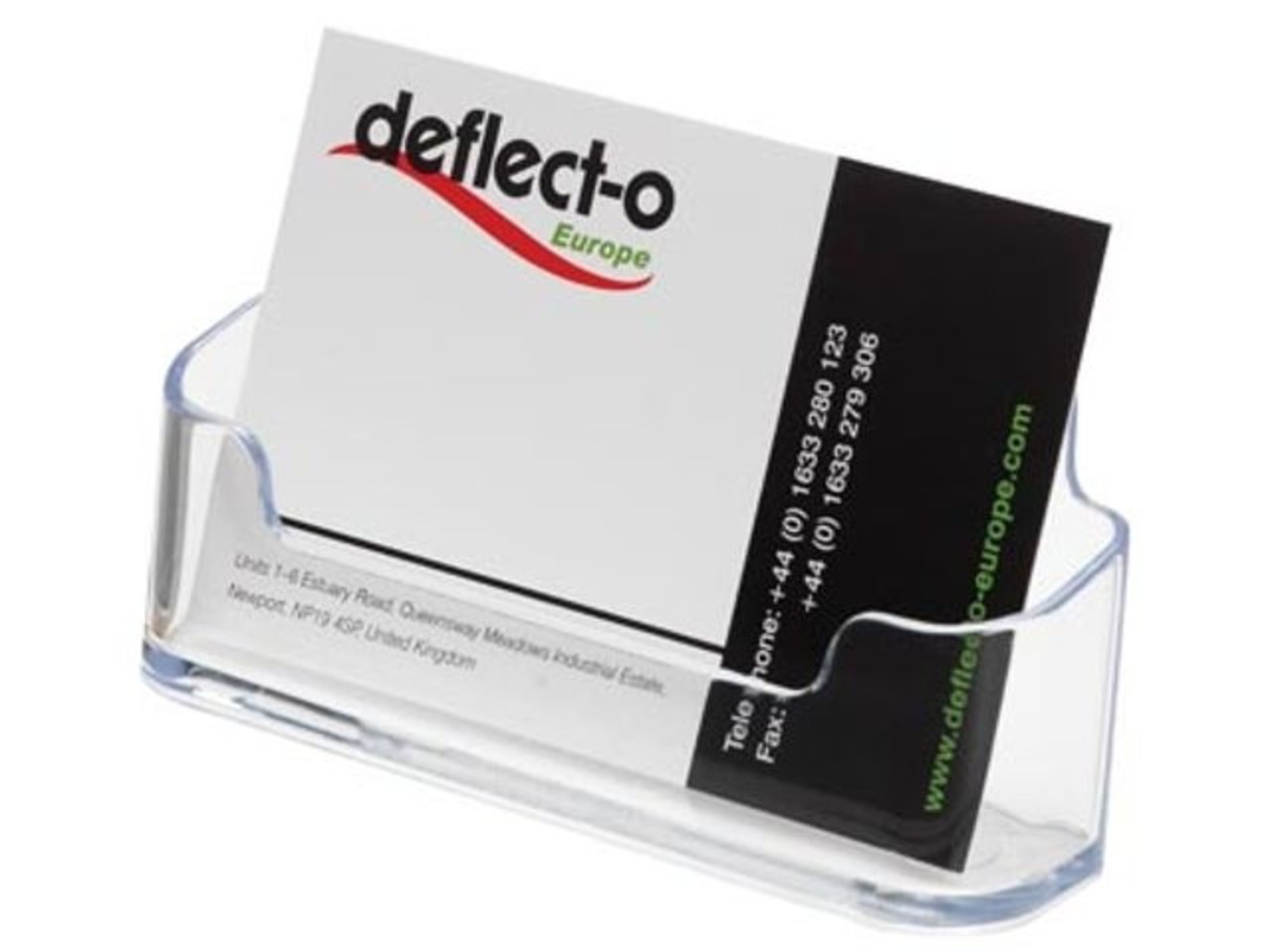 Deflecto Visitekaarthouder 1 vaks