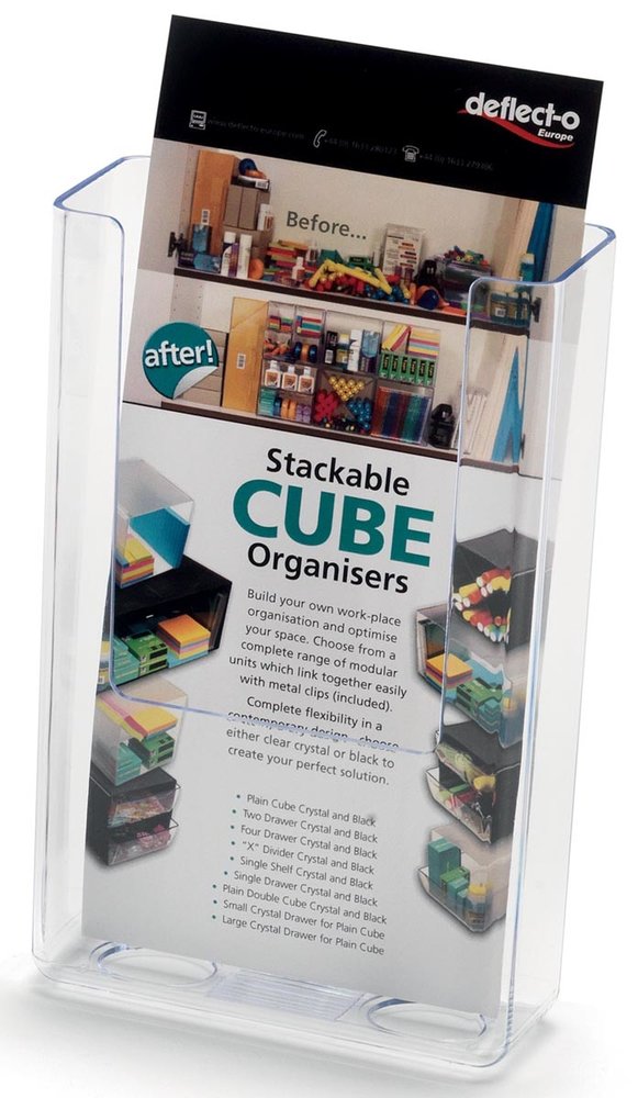 Deflecto Wandfolderhouder 1/3 A4 Deflecto Wandfolderhouder 1/3 A4