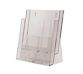 Taymar  Taymar® Folderhouder Balie/Wand 2x A4 Staand Taymar  Taymar® Folderhouder Balie/Wand 2x A4 Staand