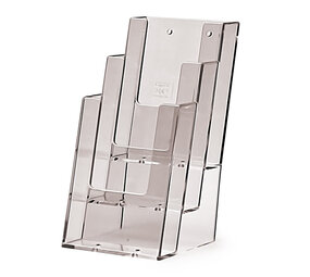 Taymar  Taymar® Folderhouder Balie/Wand 3x 1/3 A4 Staand Taymar  Taymar® Folderhouder Balie/Wand 3x 1/3 A4 Staand