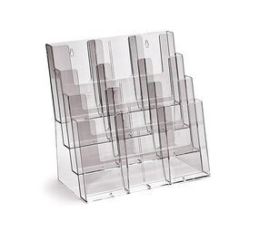 Taymar  Taymar® Folderhouder Balie/Wand 12x DL Staand Taymar  Taymar® Folderhouder Balie/Wand 12x DL Staand