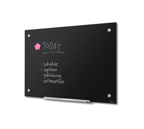 Scritto® Scritto® Glasbord Zwart 90 x 60 cm Scritto® Scritto® Glasbord Zwart 90 x 60 cm