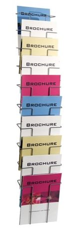 Nedco Draadfolderhouder wand 10 vaks A4 Nedco Draadfolderhouder wand 10 vaks A4