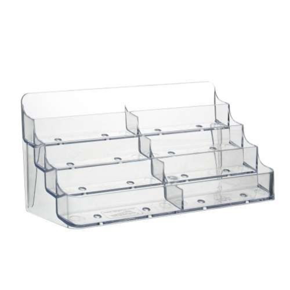 Deflecto Visitekaarthouder 8 vaks Deflecto Visitekaarthouder 8 vaks