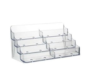 Deflecto Visitekaarthouder 8 vaks Deflecto Visitekaarthouder 8 vaks