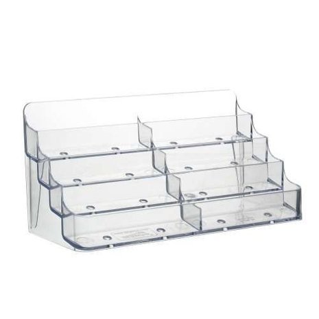 Deflecto Visitekaarthouder 8 vaks Deflecto Visitekaarthouder 8 vaks