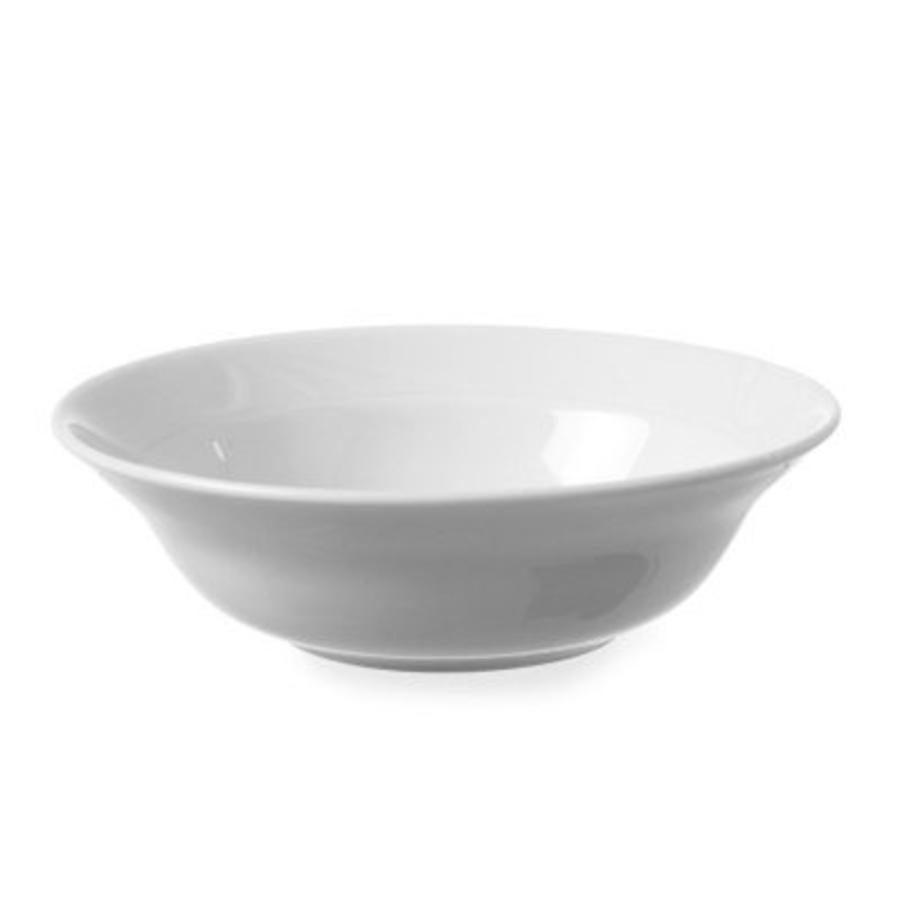 Weiße Salatschüsseln aus Porzellan | 25cm (6 Stück)