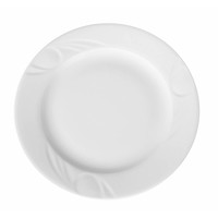 Assiettes en porcelaine blanche | 32 cm (6 pièces)