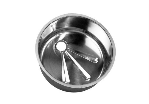  HorecaTraders Round Stainless Steel Sinks | 4 Formats 