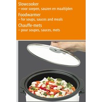 Slow cooker | 5.5L | Aluminium | 345 x 345 x 276 mm