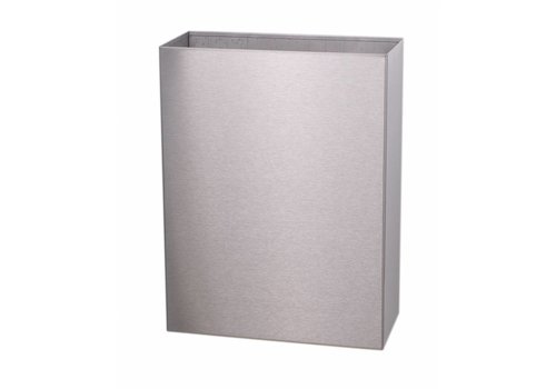  HorecaTraders Waste bin stainless steel toilet 