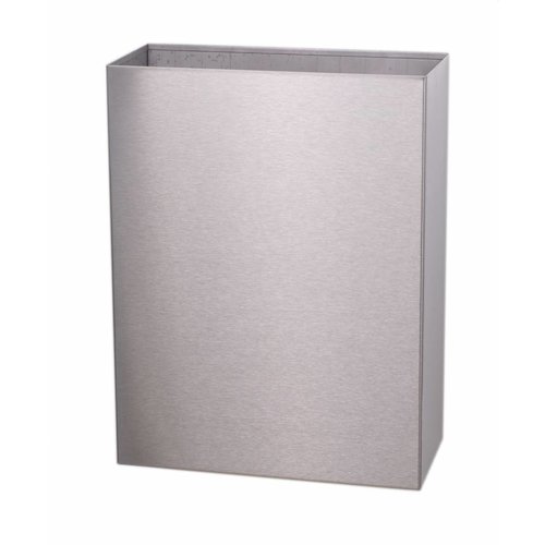  HorecaTraders Poubelle de toilette en acier inoxydable 