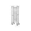 HorecaTraders Shelving trolley with guide 65 x 53 cm | 3 sizes