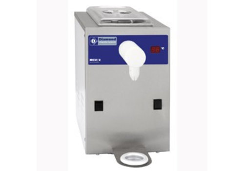  HorecaTraders RVS Slagroommachine - 100 liter / uur - inhoud 2 liter 