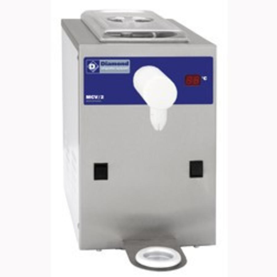 Machine à chantilly en acier inoxydable - 100 litres/heure - capacité 2 litres