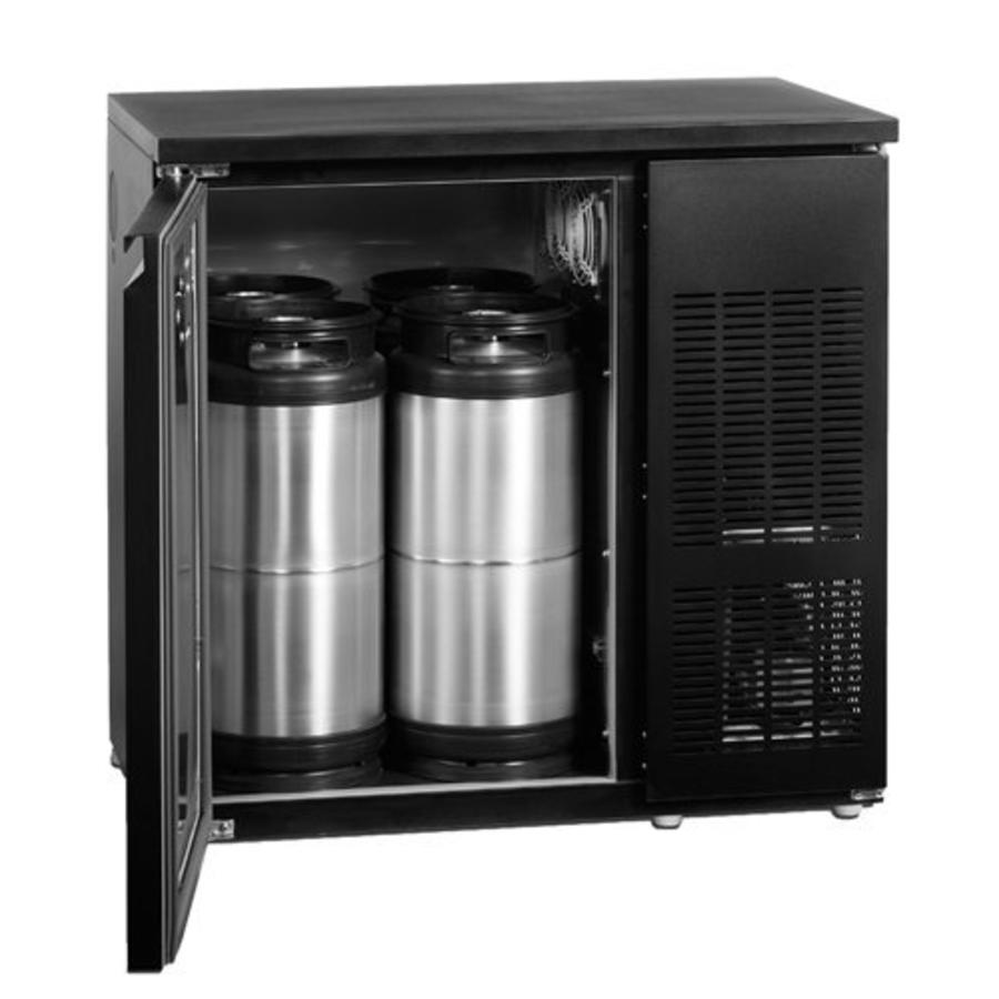 Stainless steel beer keg cooler 4 kegs of 20 liters