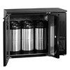 HorecaTraders Barrel cooler black for 6/20 liters