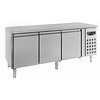 Combisteel Établi réfrigéré pour boulanger 3 portes | 202 x 80 x 85 cm