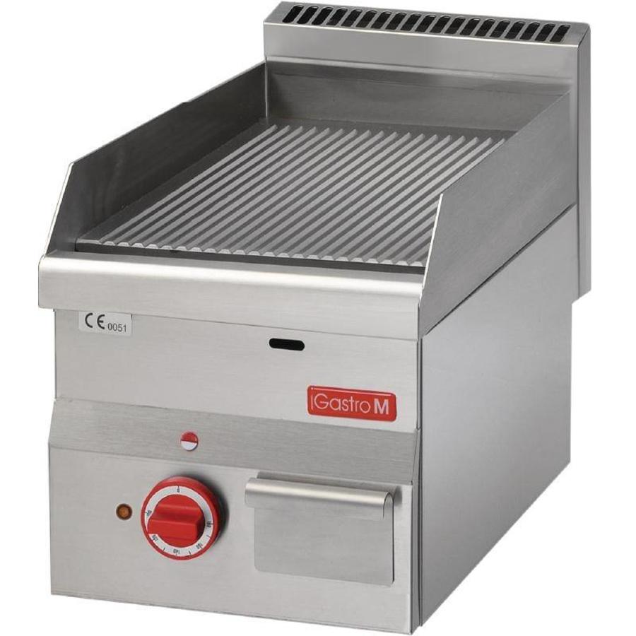 Plaque de cuisson électrique | acier inoxydable | 30 x 60 cm