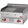 Gastro-M Stainless Steel Natural Gas Griddle | Smooth/Ribbed | 28(h) x 60(w) x 60(d)cm