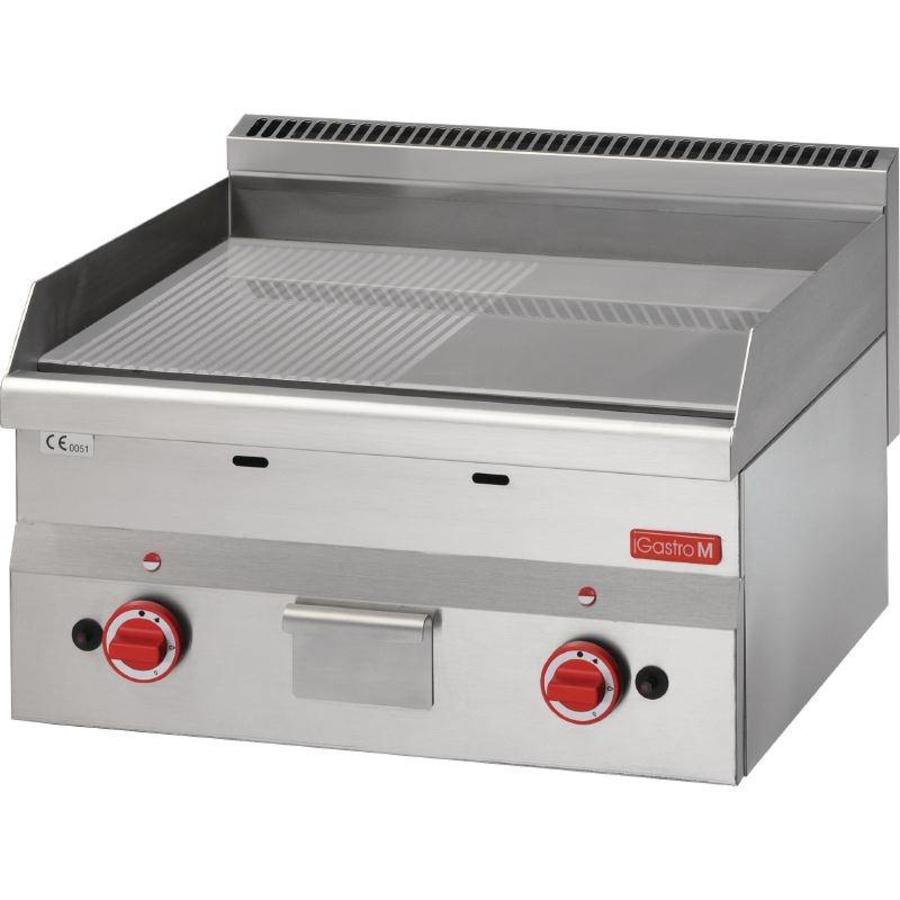 Plaque de cuisson en acier inoxydable | Gaz naturel | 28(h) x 60(l) x 60(p)cm