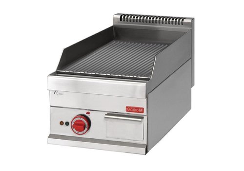  Gastro-M Elektrische Grillplatte | gerippt | 40x65cm 