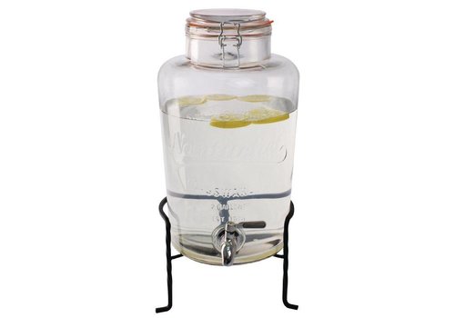  Olympia Glass Water Dispenser with Stand | 8.5 litres 