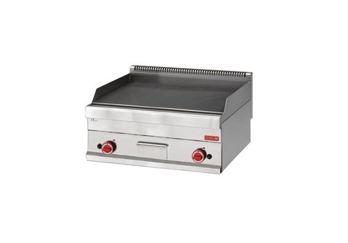  Gastro-M Plaque de cuisson lisse | Gaz naturel | 28(h) x 70(l) x 65(p)cm 