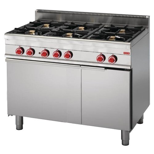  Gastro-M Gas stove with built-in oven | 6 Burners 
