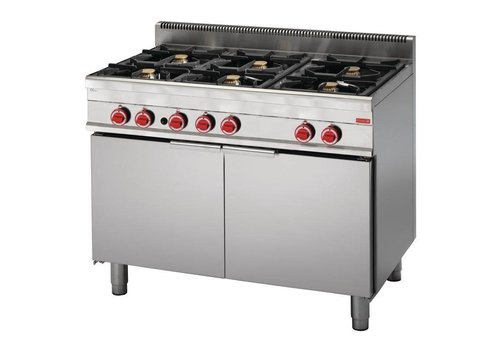  Gastro-M Gas stove with gas oven | 6 Burners 