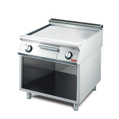  Gastro-M Elektrische Grillplatte mit glatter Oberfläche | 70 (T) x 80 (B) x 85 (H) cm 