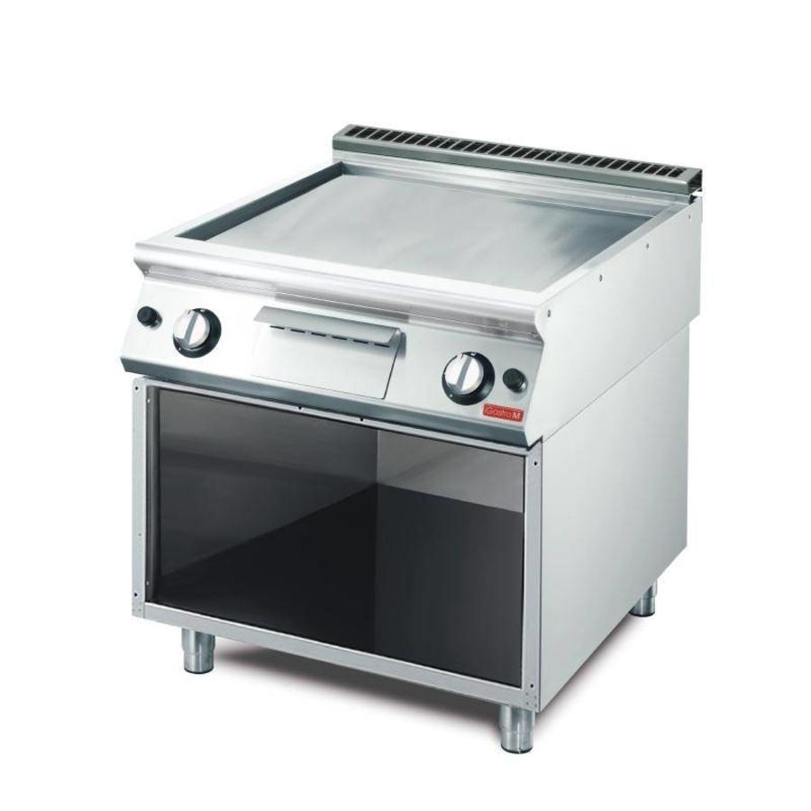 Plaque de cuisson à gaz avec socle | (P) 700 x (L) 800 x (H) 850 mm