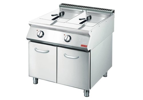  Gastro-M Friteuse électrique 2 x 10 litres | 85 x 80 x 70 cm 