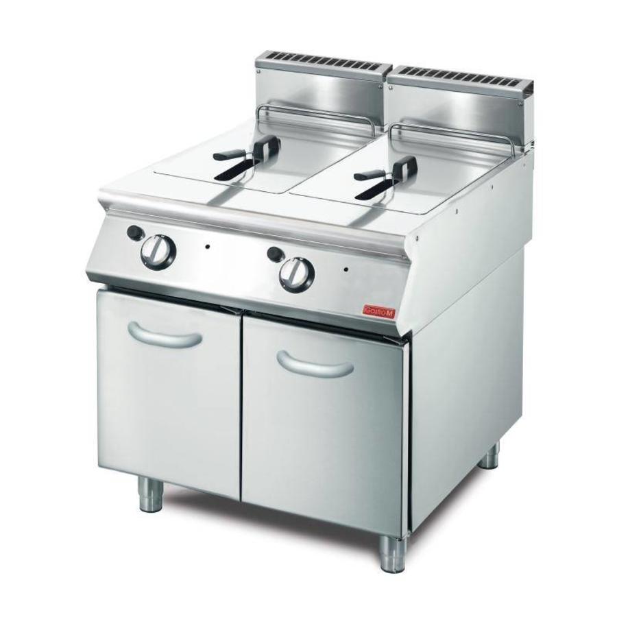 Gas fryer 2 x 13L | 85 x 80 x 70cm | 20.4 kW