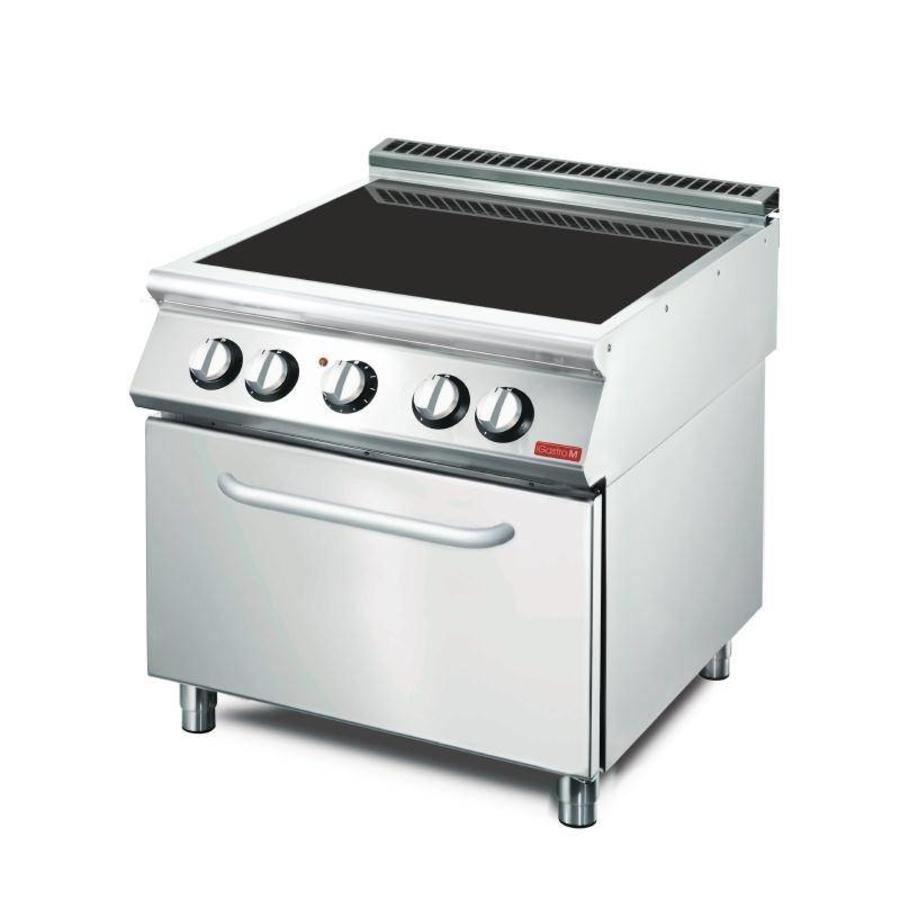 Plaque de cuisson vitrocéramique 10 kW | 80x70x85(h)