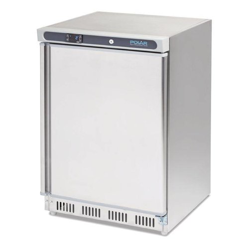  Polar Congélateur en acier inoxydable | 140 litres 