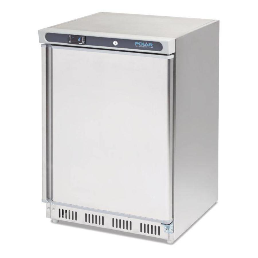 Congélateur en acier inoxydable | 140 litres