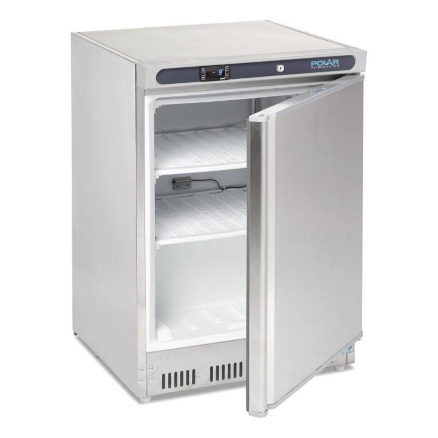 Congélateur en acier inoxydable | 140 litres