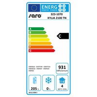 Table de refroidissement en acier inoxydable | 136 x 70 x 89/95 cm